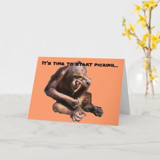 卒業のクラスのユーモア カード (黄色い花)