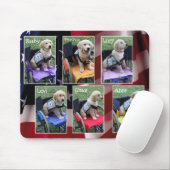 卒業のコラージュのマウスパッド マウスパッド (マウス)