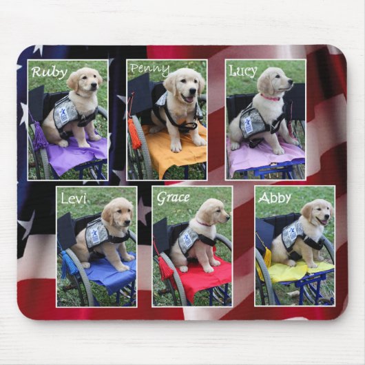 卒業のコラージュのマウスパッド マウスパッド (正面)