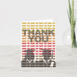 卒業のサンキューカードのガウンのタイル1 サンキューカード