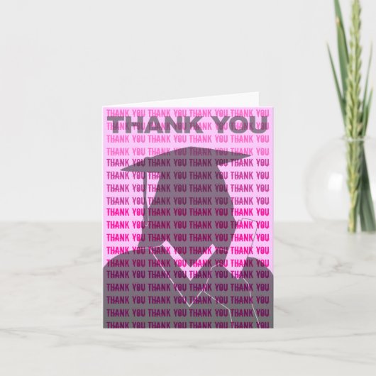 卒業のサンキューカードのガウンのタイル4 サンキューカード (正面)