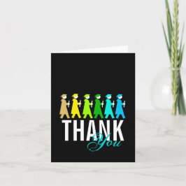 卒業のサンキューカードのProcessional 4 サンキューカード