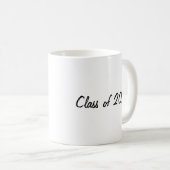 卒業のハリネズミのマグ-青 コーヒーマグカップ (正面右)