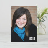 卒業のパーティの招待状 招待状 (スタンド正面)