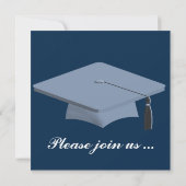 卒業のパーティの招待状 招待状 (裏面)