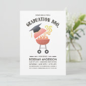 卒業のパーティの招待状| BBQのパーティー 招待状 (スタンド正面)