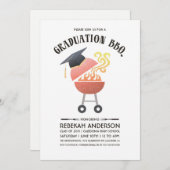 卒業のパーティの招待状| BBQのパーティー 招待状 (正面/裏面)