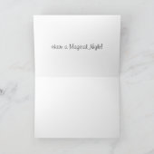 卒業のプロムのお祝いカード カード (内部)