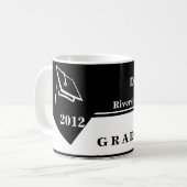 卒業のマグ コーヒーマグカップ (正面左)