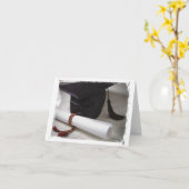 卒業のメッセージカード カード (黄色い花)