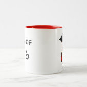 卒業のラマ ツートーンマグカップ (中央)