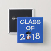 卒業のラマ 缶バッジ (正面&裏面)