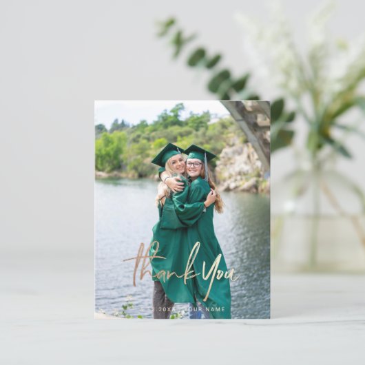 卒業の予算ありがとうフォトカード (スタンド正面)