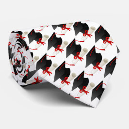 卒業の免状および帽子 ネクタイ