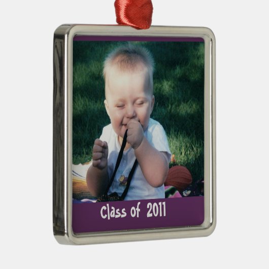 卒業の写真の記念品 メタルオーナメント (右)