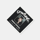 卒業の写真教室に手を貸す スタンダードカクテルナプキン (角)