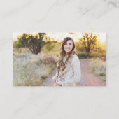 卒業の名刺の挿入物 名刺 (裏面)