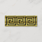 卒業の名刺の4年生の挿入物の黒の金ゴールド コーリングカード (裏面)