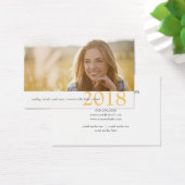 卒業の名刺年モダンクラス (デスク)