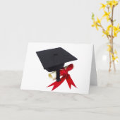 卒業の喜びの成功 カード (黄色い花)