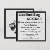 卒業の地質学者 招待状 (正面/裏面)