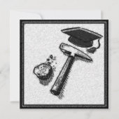 卒業の地質学者 招待状 (裏面)