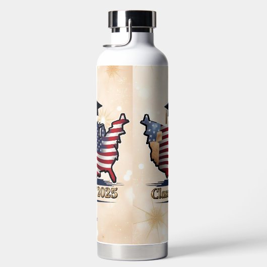 「卒業の夢が叶った」 ウォーターボトル (右面)