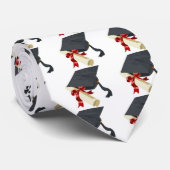 卒業の帽子及び免状 ネクタイ (ロール)