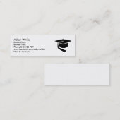 卒業の帽子 コーリングカード (正面/裏面)