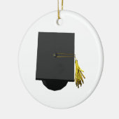 卒業の帽子 セラミックオーナメント (左)