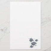 卒業の帽子 便箋 (正面)