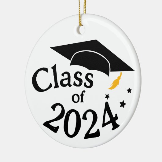 卒業の年の区分 セラミックオーナメント (左)