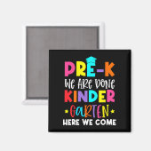 卒業の幼稚園ここ来だ マグネット (正面/裏面)