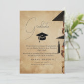 卒業の息子I素朴発表 案内状 (スタンド正面)