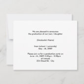 卒業の招待状私はそれをしました! 4.2x5.5 招待状 (裏面)