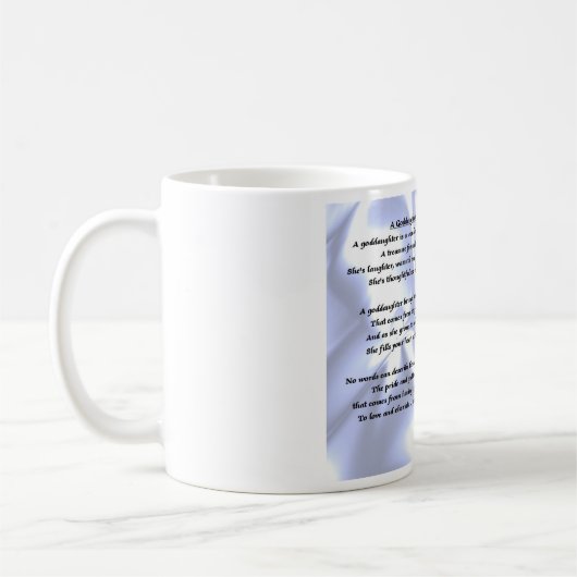 卒業の教女の詩のマグ コーヒーマグカップ (左)