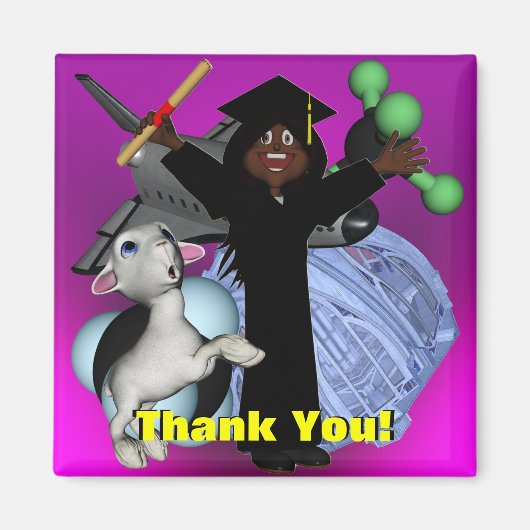 卒業の日ありがとう マグネット (正面)