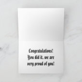 卒業の日だ！ カード (内部)