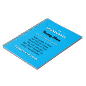 卒業の日に素晴らしい若者に2 ノートブック (左側)