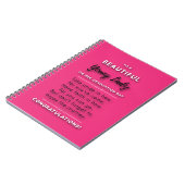 卒業の日に美しい若い女性に2 ノートブック (左側)