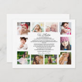 卒業の日10写真から娘へ   (正面/裏面)