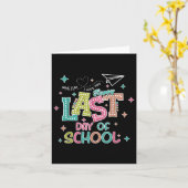 卒業の最後の日夏の子供T カード (黄色い花)