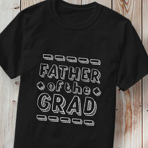 卒業の父モダン Tシャツ