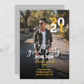 卒業の発表パーティー セーブザデート (正面/裏面)