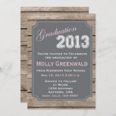 卒業の発表 招待状 (正面/裏面)