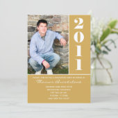 卒業の発表 招待状 (スタンド正面)