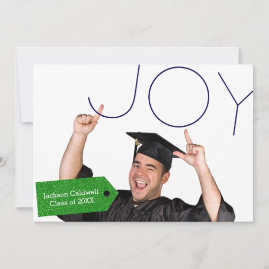 卒業の知らせ - Joy Photo 案内状 (正面)