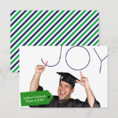 卒業の知らせ - Joy Photo 3x5 案内状 (正面/裏面)