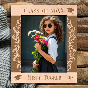 卒業の等級 レーザー彫刻フレーム