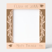 卒業の等級 レーザー彫刻フレーム (正面)